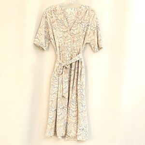 Lucky Brand Short Sleeve Floral Dress